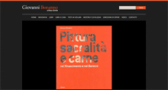 Desktop Screenshot of giovannibonanno.com