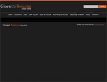 Tablet Screenshot of giovannibonanno.com